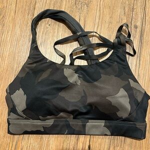 Athleta camo sports bra